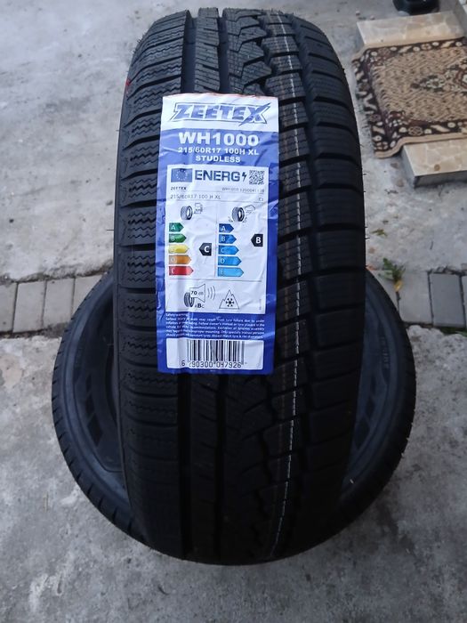 Vând anvelope iarna 215 60r17 noi Zeetex