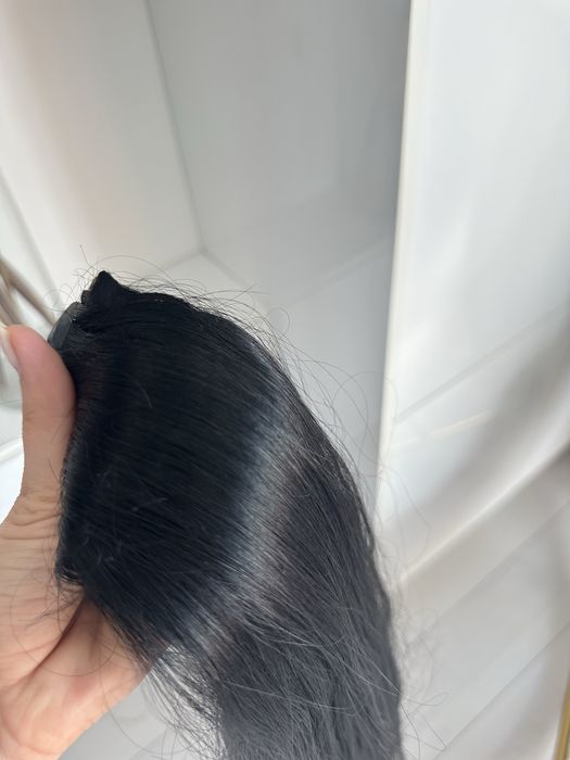 Extensii de par natural 60 cm negre