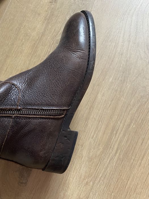 Страхотни кожени ботуши на Zara