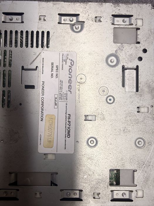 Carrozzeria Pioneer fx-p710 md