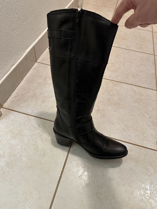 Vand cizme piele naturale, lungi, dama, marimea 39