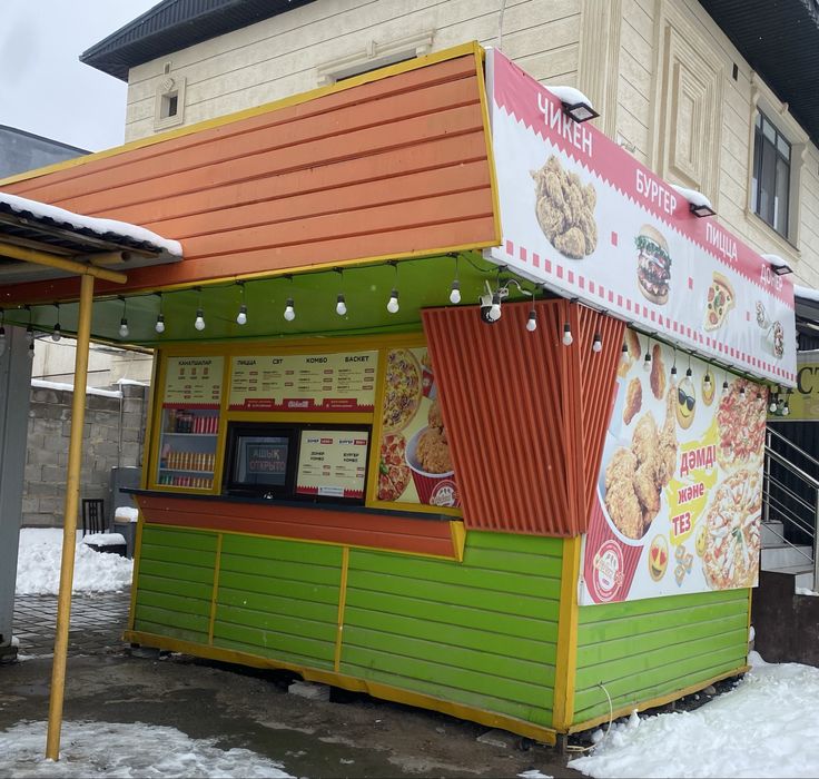 Киоск с оборудованием. Каскелен