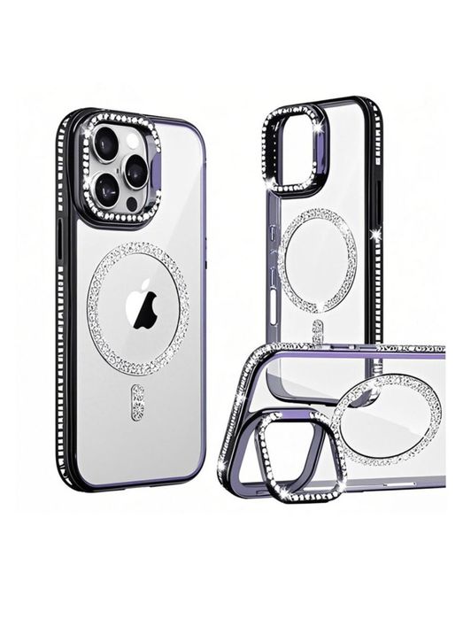 Iphone 16 16 PRO 16 PLUS 16 PRO MAX Husa Safe Magsafe Sclipici