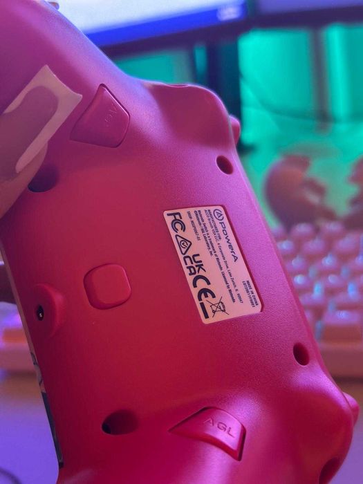 Controller cu fir PowerA Enhanced Wired Nintendo Switch Kirby Roz