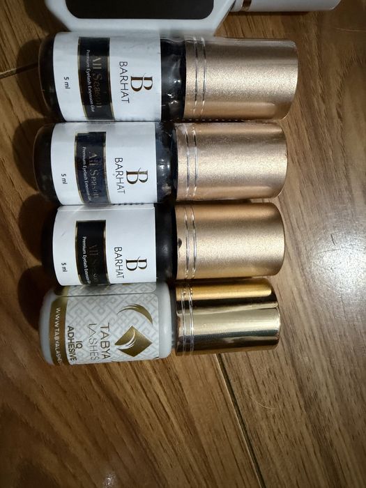 Vând set complet extensii gene – materiale, consumabile, pat și pernă