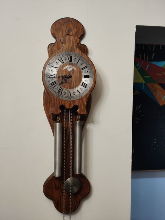 Антикватен стенен часовник а тежести Orfac,