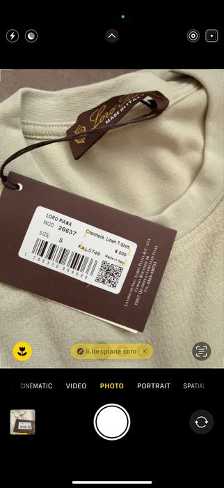 Loro Piana, Amiri мъжки тениски