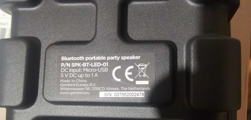 Bluetooth аудио колонка