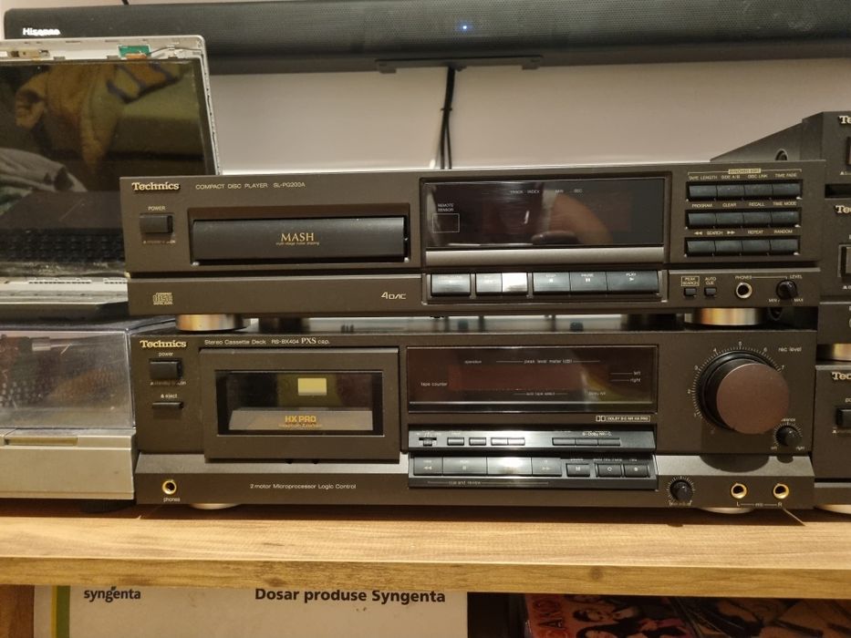 Linie audio Technics Cdplayer, Tuner, Deck, Amplificator, Pick-up