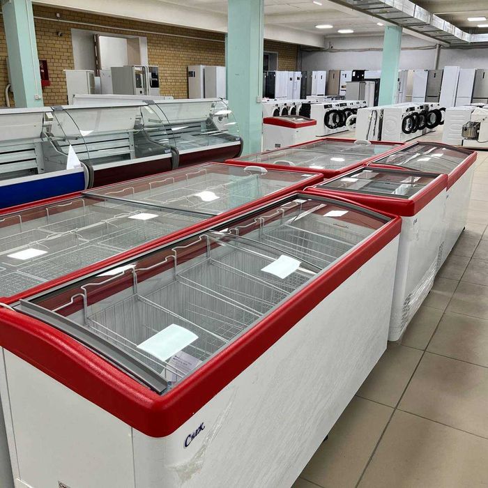 Морозильники для магазина разные объемы, как новые так и БУ! Рассрочка