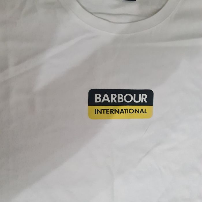 Tricou Alb, XXL. Barbour Internațional