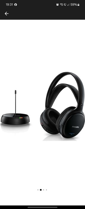 Casti on-ear wireless PHILIPS SHC5200/10 - NOU