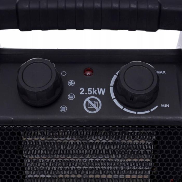 Incalzitor electric pentru caldura cu termostat, 2.5KW 10A, Kraft