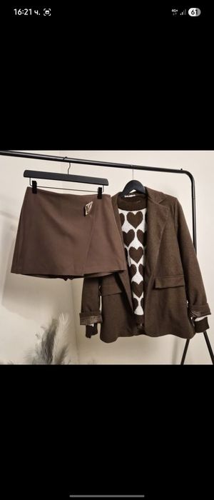 Пуловер със сърчица New collection