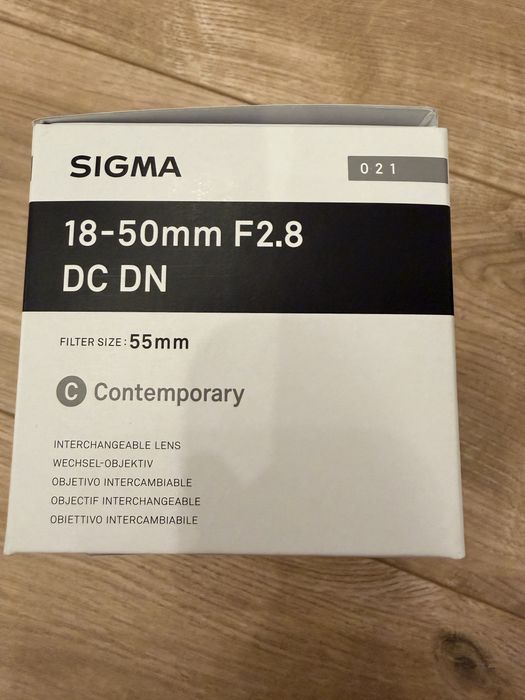 Sigma 18-50mm Obiectiv Foto Mirrorless F2.8 DC DN Contemporary Montura Fujifilm X