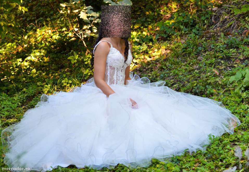 Rochie de mireasa stil gen printesa Fashion Princes marime 36-38