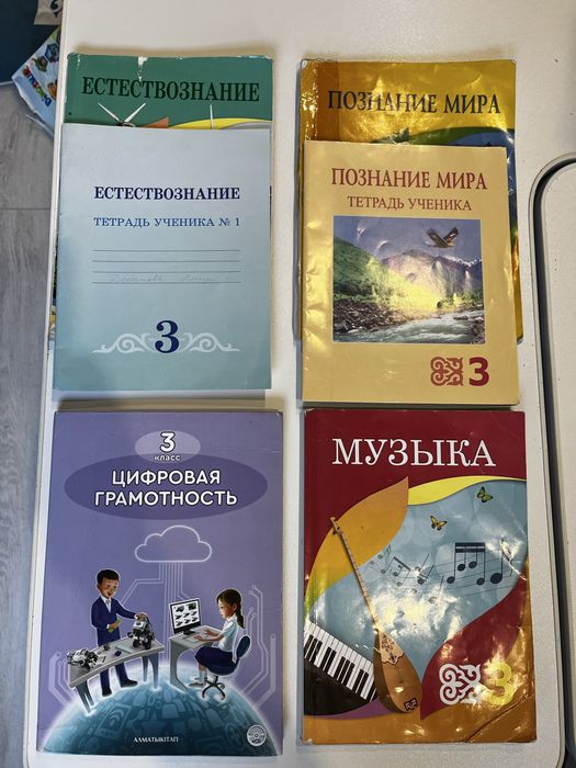 Книги и тетрадки за 3 класс