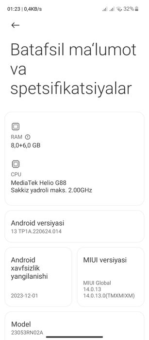 Redmi 12 256 8+6