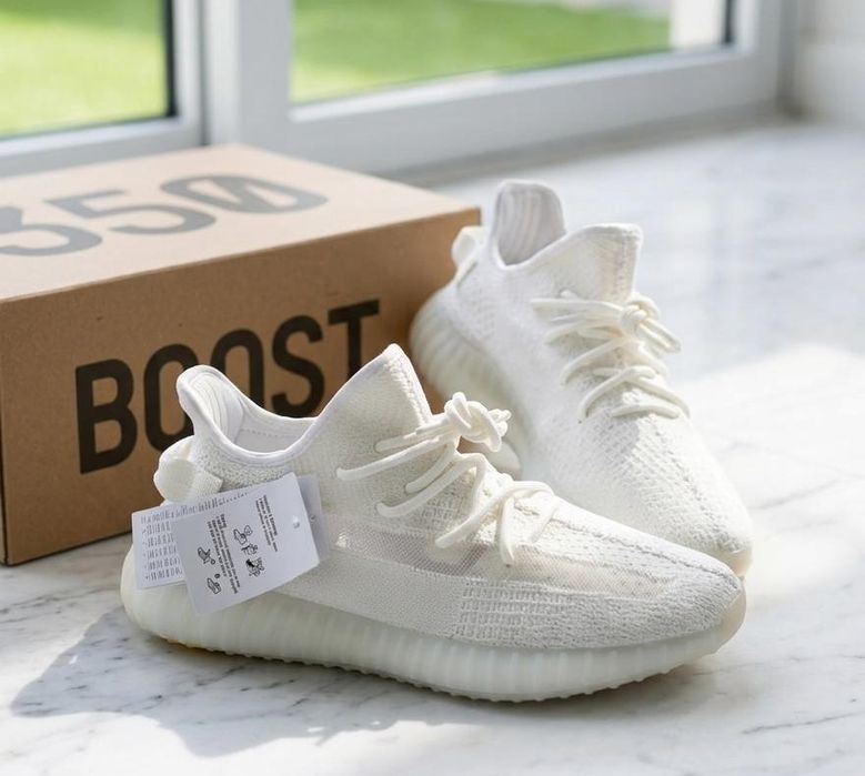 Adidasi Yeezy Boost 350 V2 White Alb Premium