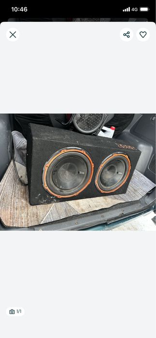 Сабвуфер edge двойной продам срочно