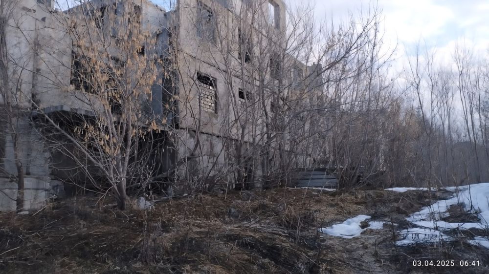 Недостроенный дом (демонтаж)