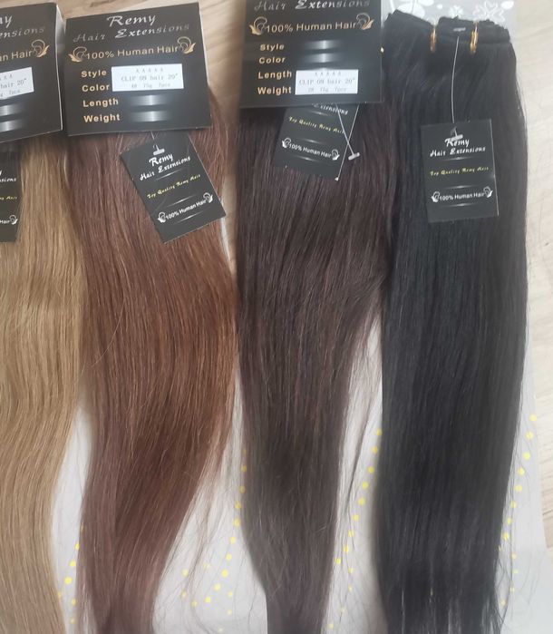 Екстеншън естествена коса Remy