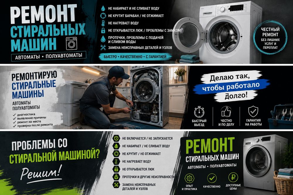 Ремонт стиральных машин
