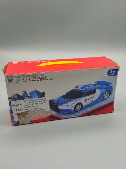 Различни RC трансформираща се кола-робот с дистанционно,светлини, 360°