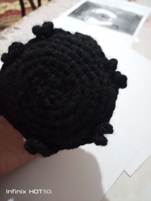 Вязаная игрушка Божья Коровка (Амигуруми) — Ручная работа