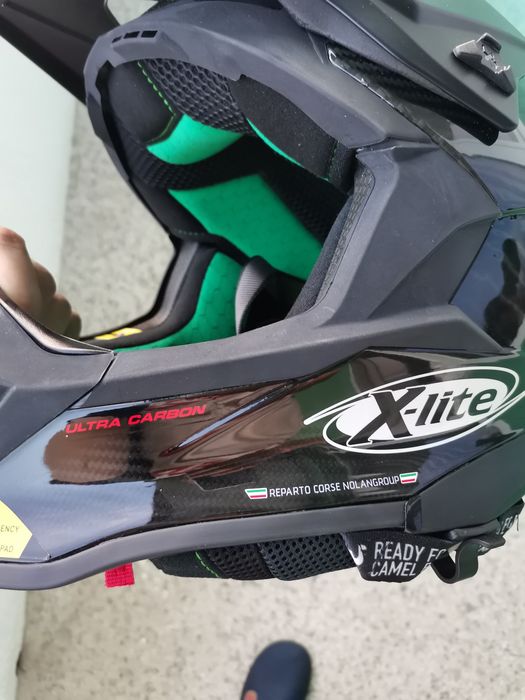 Карбонова каска за кросов мотор, супермото X-Lite X-502 Carbon
