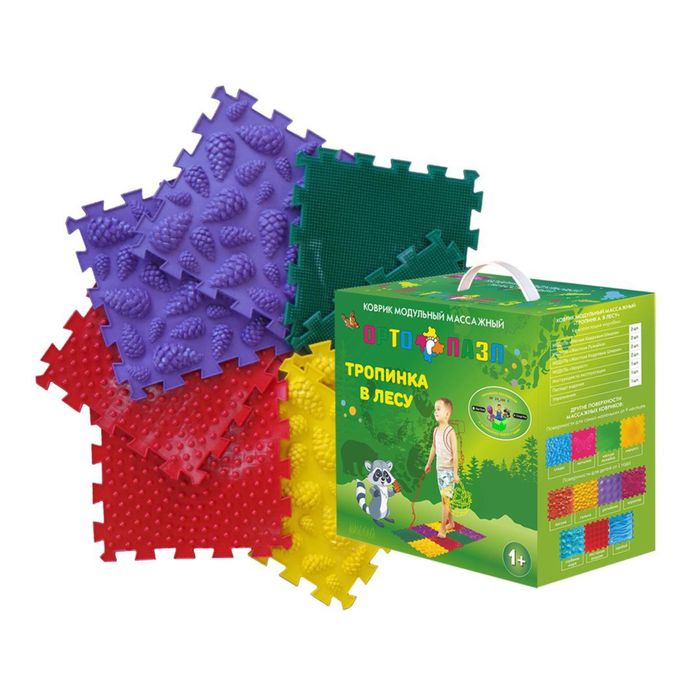 Детские модульные массажные коврики Орто пазл
