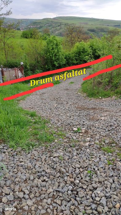 Teren de vânzare cu acces asfaltat și utilități