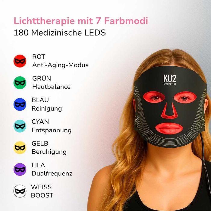LED маска за лице, фототерапия, Anti-Aging LED Face Mask
