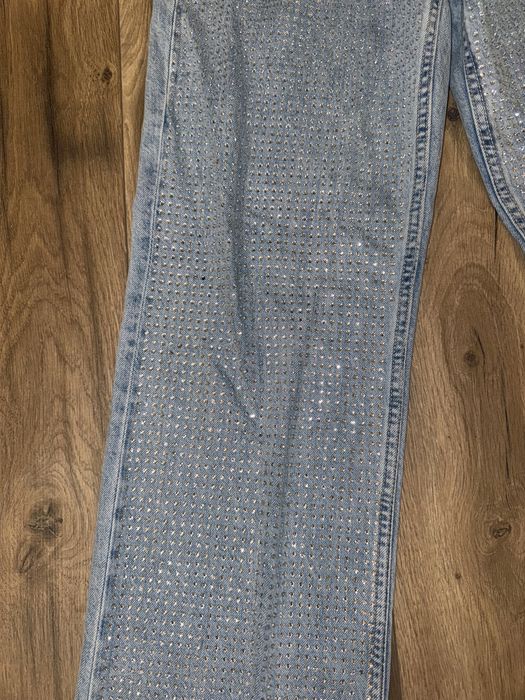 Дънки с камъчета Зара размер 36/С