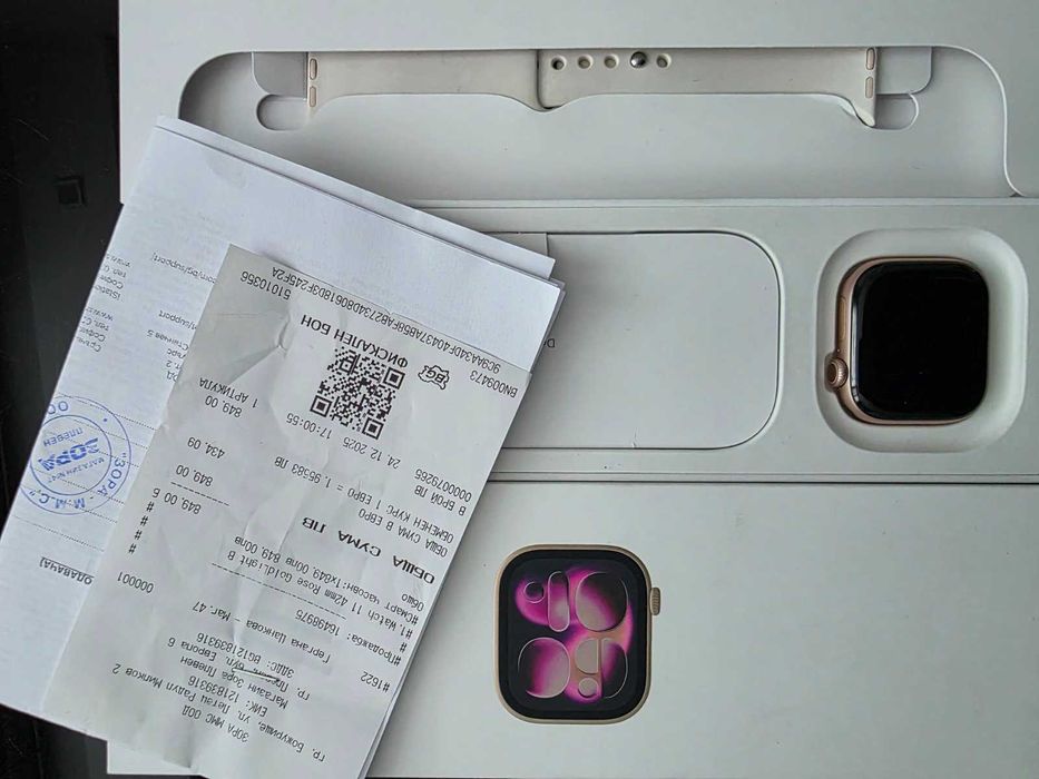 Apple Watch 11 42mm Rose Gold/Light Band M/L , Гаранция