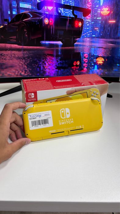 Прошитая Nintendo Switch Lite с играми, полная комплектация