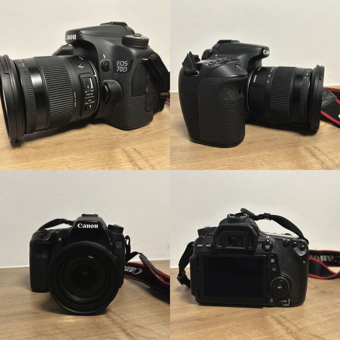 Canon 70D + Sigma 17-70 + Canon 24-70 + Canon 85 + Canon 70-300+filtre