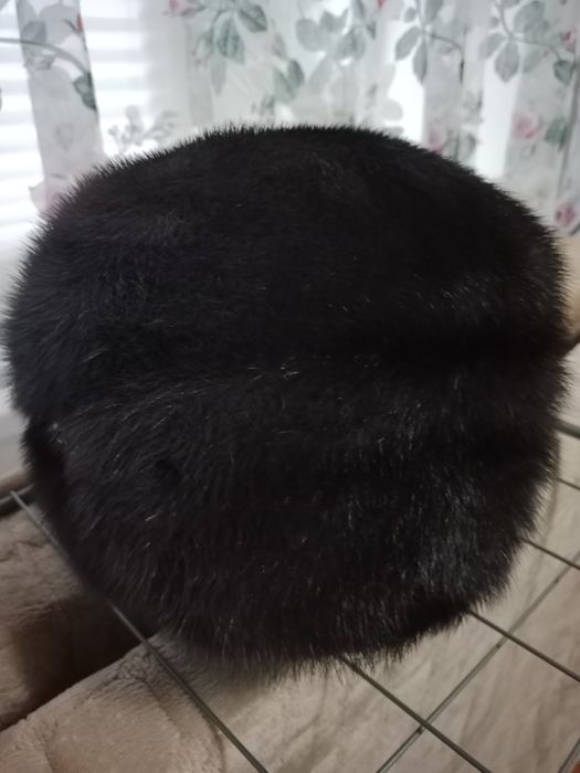 Шапка женская темно дымчатый