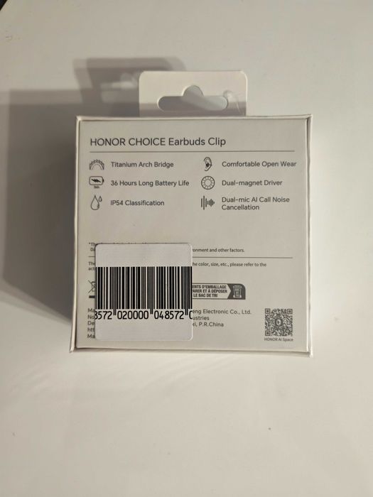 Honor Choise Earbuds Clip - безжични слушалки
