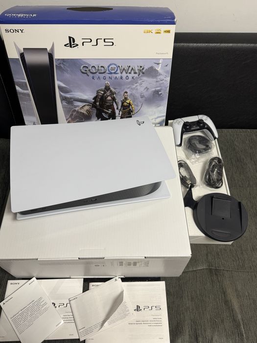 КАТО НОВ 1TB Sony Playstation 5 Fat Ozone.bg Гаранция 2026г. PS5 White