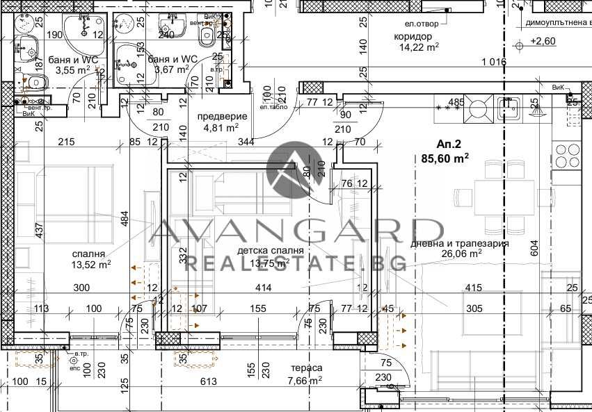 Продава се Тристаен апартамент в Пловдив, Тракия - 104 кв.м за 1433 €/кв.м - Снимка #9