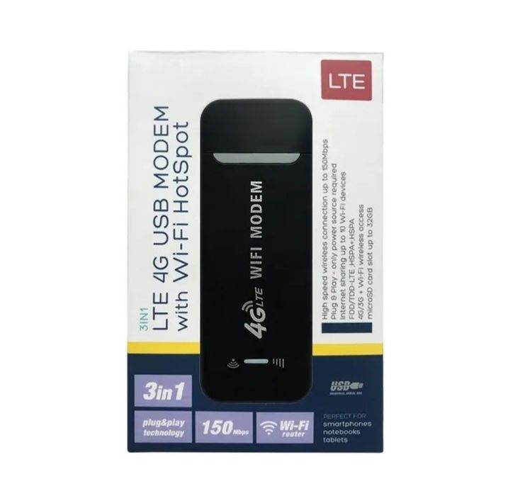4 G usb modem, с WiFi раздачей IMEI не требует