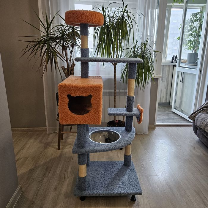 Домик для кошек когтеточка