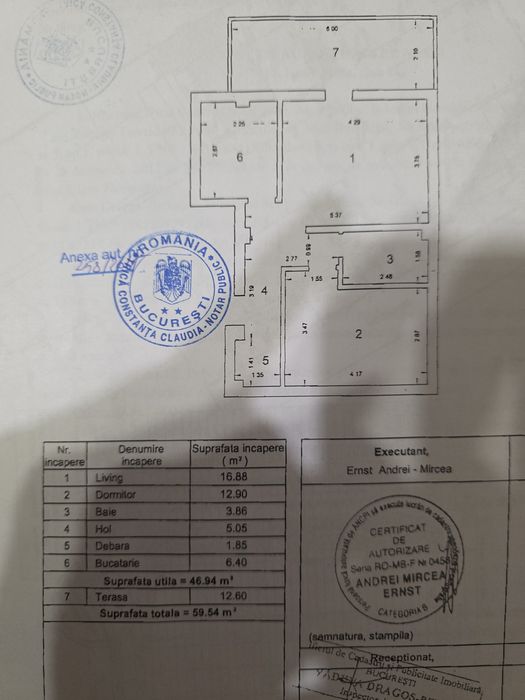 Apartament 2 camere cu CURTE PROPRIE (60 mp) + PARCARE - Lectorului Residence (Sector 1)