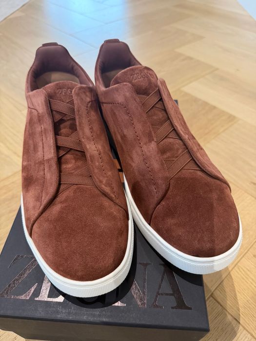 Zegna Triple Stitch piele  – marimea 44