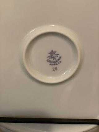 Platou din portelan cu model floral