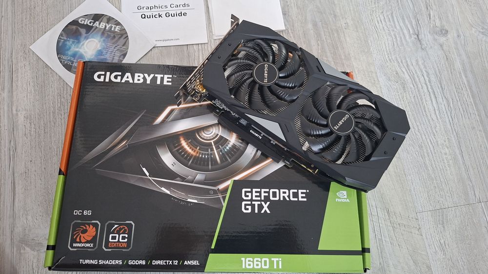 placă video Gigabyte GeForce GTX 1660 Ti OC 6GB GDDR6,