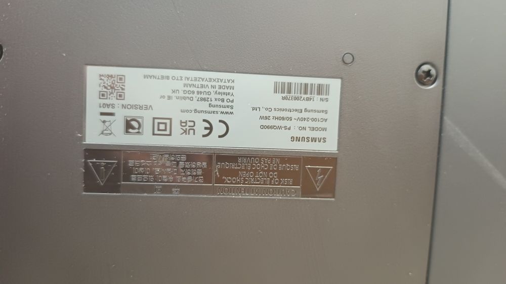 Subwoofer Samsung HW-Q990D netestat