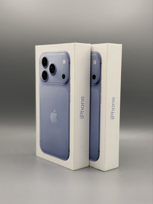 iPhone 18 Pro , 512 GB , Baterie 100%, 0 Cicluri, Nou, Glacier Blue, Sigilat, Garantie 12 luni