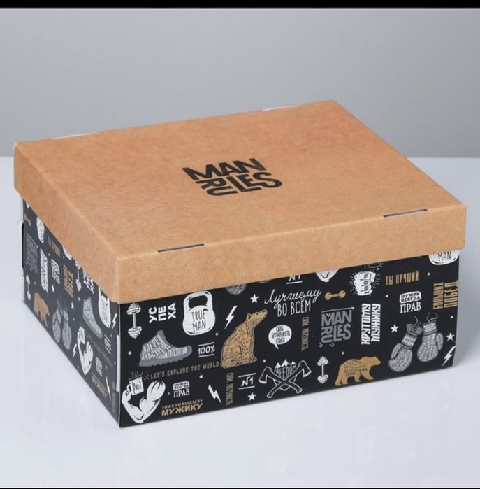 Крафт коробка, коробки на заказ